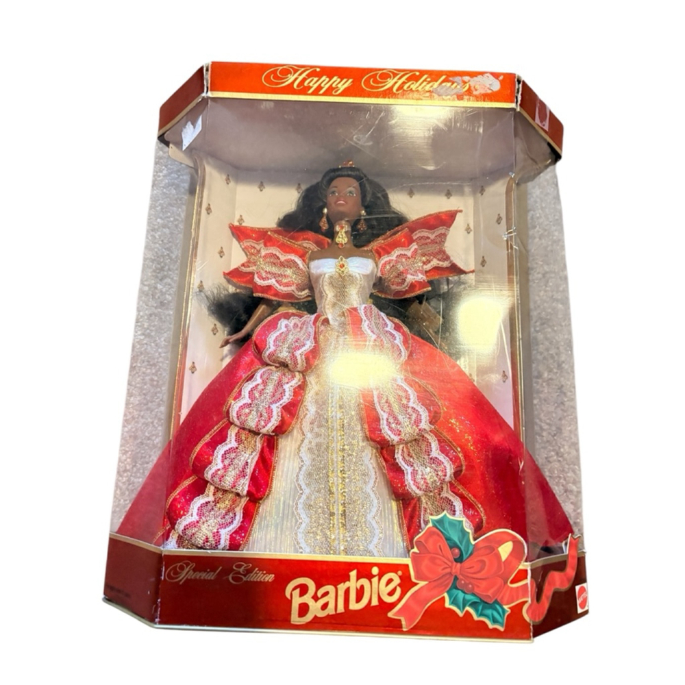 Barbie Mattel Barbie African-American 1997 Happy Holidays Doll NRFB